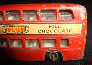 Old Vintage Die Cast Milton Maxwell Co. Bus Toy from India 1960 Very