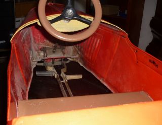 FERBEDO Tretauto 30er Jahre vintage Pedal Car 1930 Roadster Blech Rar