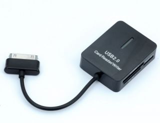 OTG Card Reader Black Adapter Connection Kit fuer Samsung Galaxy Tab