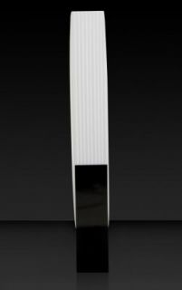 Design Stehlampe weiss schwarz Lichtsäule Latexschirm 120 cm NEU
