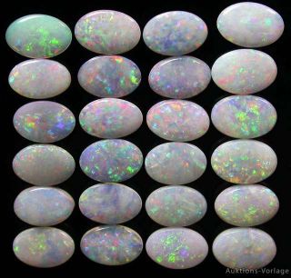 Echter australischer Edelopal Lot von 3 Opalen je 6 x 4 mm   NEU in