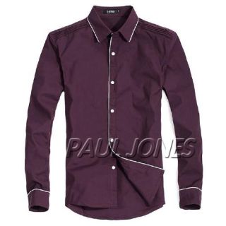 PAUL JONES Men’s Casual Slim Stylish Dress Shirts Fit blouse US XS/S
