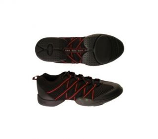 Bloch 524 Rot Red Schwarz Criss Cross Dance Sneaker Tanz Schuhe +NEU+