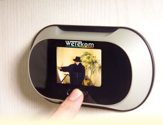 Türspion mit LCD Bildschirm für Eingangstüren mit 12 mm Lochdurchm