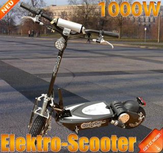 Elektro Scooter E Scooter Elektroroller Roller 1000W 4 Farben NEU