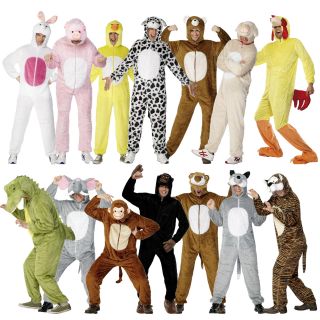 Tier Kostüm Erwachsene Verkleidung Outfit Zoo Farm Dschungel Party