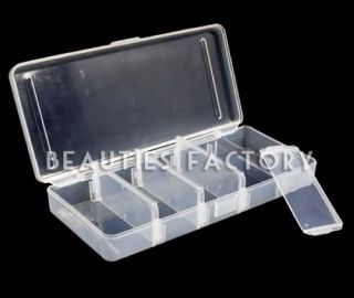 Empty 25 Space Nail Art Tools Tip Storage Box Ccase #363K