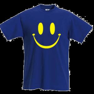 Fun Shirt SMILEY gelber Druck T Shirt S XXL Farben 565