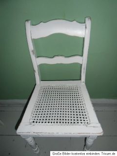 Frankreich alter Stuhl antik Biedermeier Shabby Chic Landhausstil