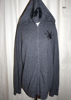 NEW $559 A&G AMAL GUESSOUS ROCK&ROLL 100%CASHMERE SPIDER WEB SWEATER