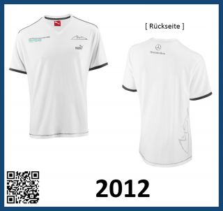 Original Mercedes AMG Petronas Formel 1 F1 T Shirt Schumacher 2012