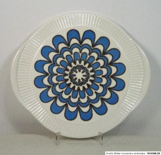 60er TORTENPLATTE herbolzheim keramik pop dekor