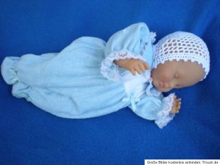 Schlafbaby Janina Zapf Puppe 36 cm aus 1999 + neue Kleidung, auch für