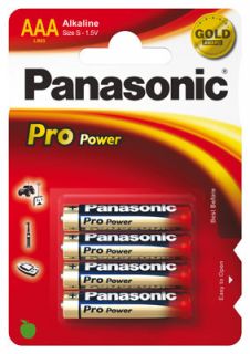 Panasonic Pro Power Micro Batterie LR03 4er Blister