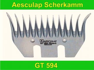 Schermesser GT 594 Ersatz Scherkamm Untermesser unten