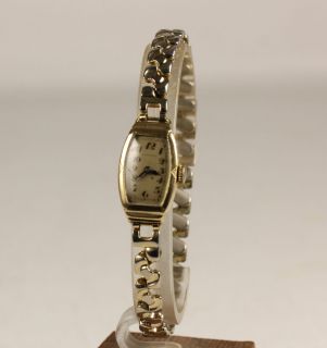 Deco Eterna Armbanduhr Damenarmbanduhr mechanisch echt Gold 585