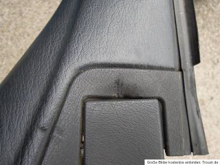 BMW E30 Cabrio Türpappen Türverkleidung hinten Leder schwarz