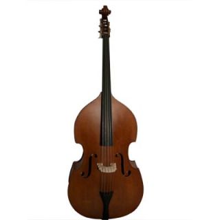 Double Bass, 3/4 size, half carved, with 5 strings matte new
