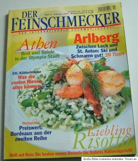 Der Feinschmecker   Das internationale Gourmet Journal Heft 2 / 2004