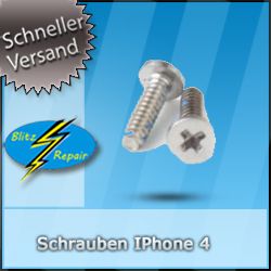 iPhone 4 Untere 2 Schrauben für Cover Gehäuse Kreuz Schraube Neu