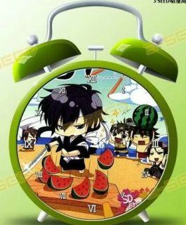 Neu Anime Manga Hakuouki Uhr Wecker Standuhr Watch Alarm Clock 18x12cm