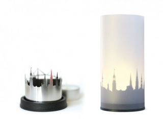 STADTLICHT FRANKFURT Stadtsilhouette Kerzenlicht dekoop