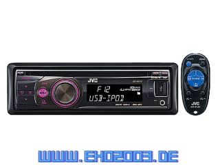 JVC KD R 612 USB/ AUX IN/iPOD + iPHONE/MULTICOLOR