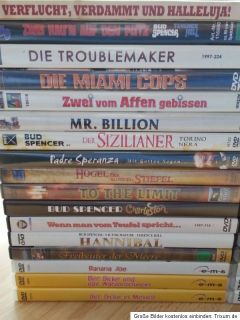 Bud Spencer & Terence Hill DVD Sammlung 33 verschiedene Filme DVDs