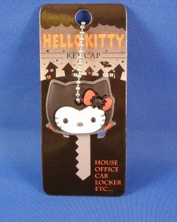 Hello Kitty Vampire Kitty with Spider Bow Key Cap Cover Chain LF