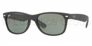 Ray Ban Sonnenbrille RB 2132 Black Rubber/Crystal Green