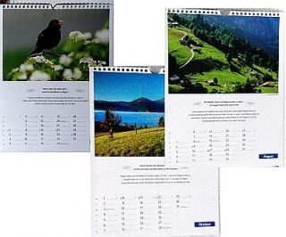 Kalender Wetterkalender  Wetterprophezeiungen 2012  Wetterregeln