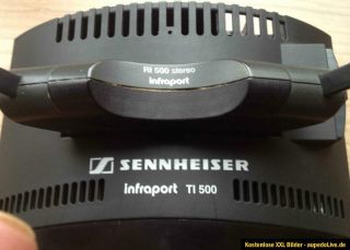 Sennheiser SET 500 TV HIFI Stereo Kopfhörer Infrarot System Original