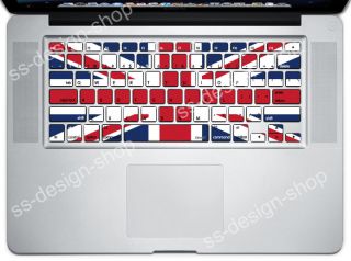 British Flag Mac Keyboard Decal Skin Cover Sticker for Apple MacBook