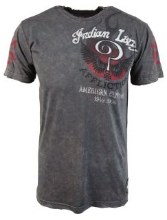 Indian Larry American Customs T Shirt Affliction NEW MMA A4922 636