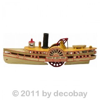 Schiff Raddampfer Modell Nostalgie Spielzeug / Dekoration aus