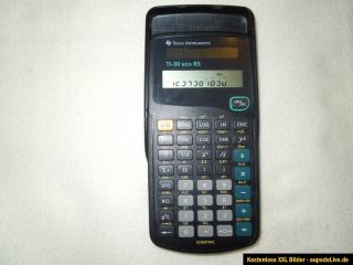 Texas Instruments TI 30 ECO RS Taschenrechner defekt  