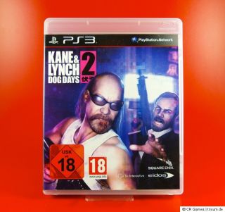 Kane & Lynch 2  Dog Days   wie neu   dt. Version   PS3 Spiel