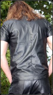 Lederhemd echt Leder Hemd leather Shirt Chemise en cuir nahka paita