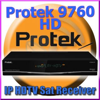 LAN Receiver Protek 9760 HD IP HDTV Sat Receiver