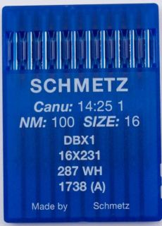 SCHMETZ Rundkolbennadeln 287WH 287 WH 287(WH) St. 100