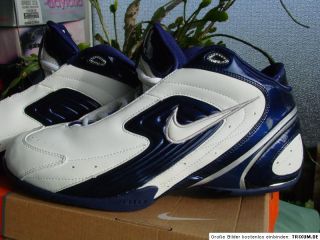 NIKE AIR MAX DEFIANT Sneaker weiss royalblau Basketballschuhe Gr.46