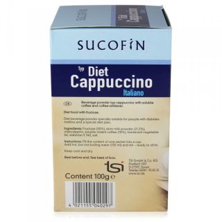 18,50 EUR/kg) 6x SUCOFIN Diät Cappuccino Italiano 10x10g
