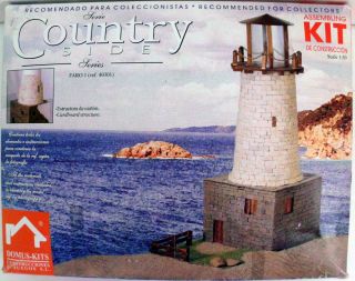 Domus Kits Country Side Leuchtturm Faro 1 Steinbausatz Keramik 150