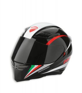 DUCATI AGV Helm Helmet PEAK ´13 & Sonnenblende schwarz tricolore NEU