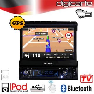 D709G 7 1DIN Autoradio Navigation Bluetooth DVD USB SD