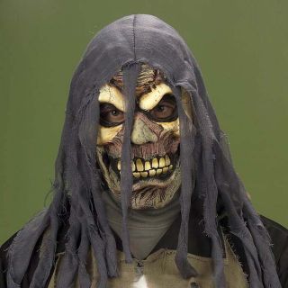 KINDER ZOMBIE MASKE Halloween Zombiemaske Kindermaske Grusel Kostuem