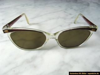 alte antike Brille um 1950 Sonnenbrille Schmetterlingsform