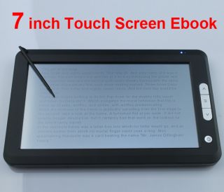 Touch Screen Ebook Reader 4GB  MP4 MP5 Player 720P Video TFT OVP