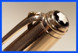 50s Montblanc 715 ballpoint pen gold lever mechanics