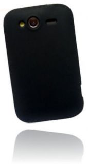 Silikon Case Handy Tasche Schutzhülle für HTC WILDFIRE S   BLACK